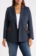 Jones New York Notched Collar Blazer