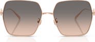 Tory Burch 58mm Gradient Square Sunglasses