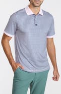 Bad Birdie Ridge Geo Print Performance Golf Polo