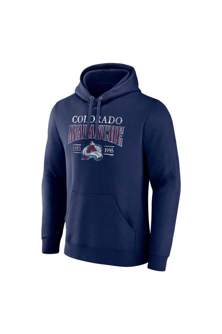 Men's Fanatics Branded Navy Colorado Avalanche Big & Tall Dynasty Pullover Hoodie, Alternate, color, Navy