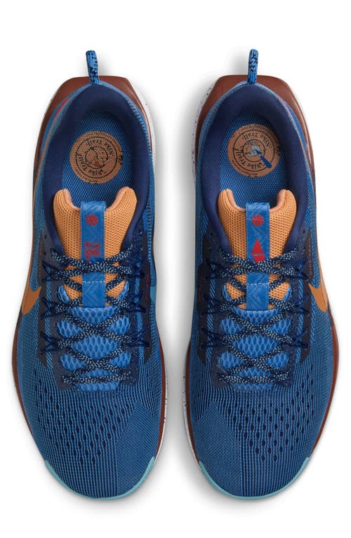 Nike Reactx Pegasus Trail 5 Running Shoe In Blue