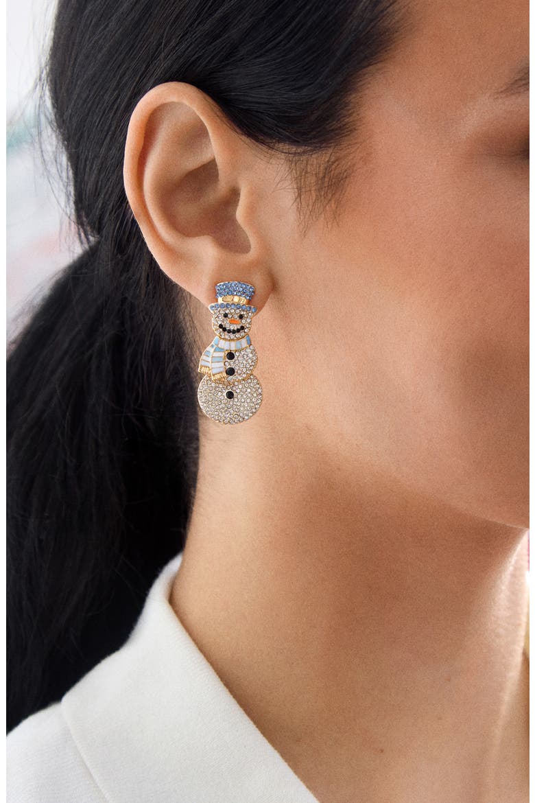 Feeling Frosty Drop Earrings, Alternate, color, CLEAR
