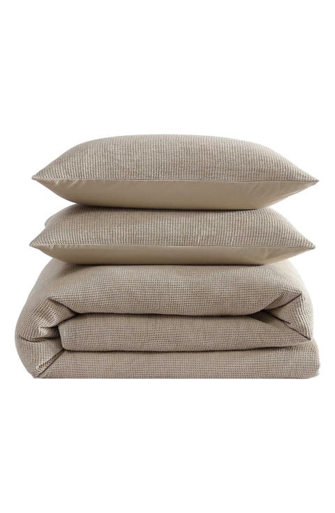 Microwaffle Duvet Cover & Sham Set