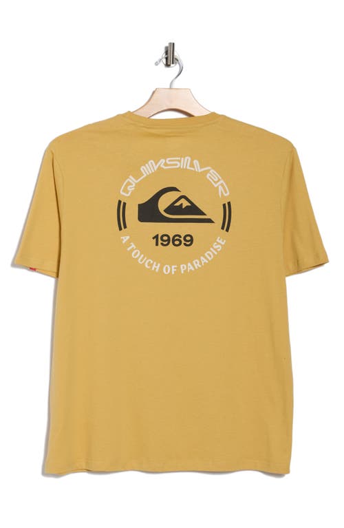 Quiksilver Circle Time Graphic T-shirt In Brown