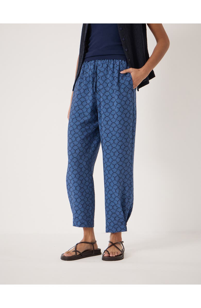 Hush Vrai Air Flow Ankle Grazer Pants, Main, color, Seashell Navy
