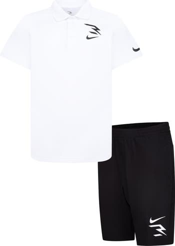 Kids' Plate Logo Graphic T-Shirt & Shorts Set