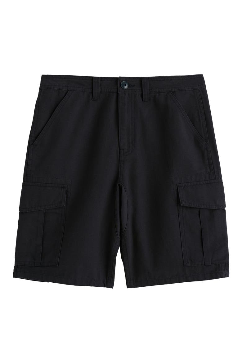Launchman Organic Cotton Cargo Shorts, Alternate, color, INKWELL