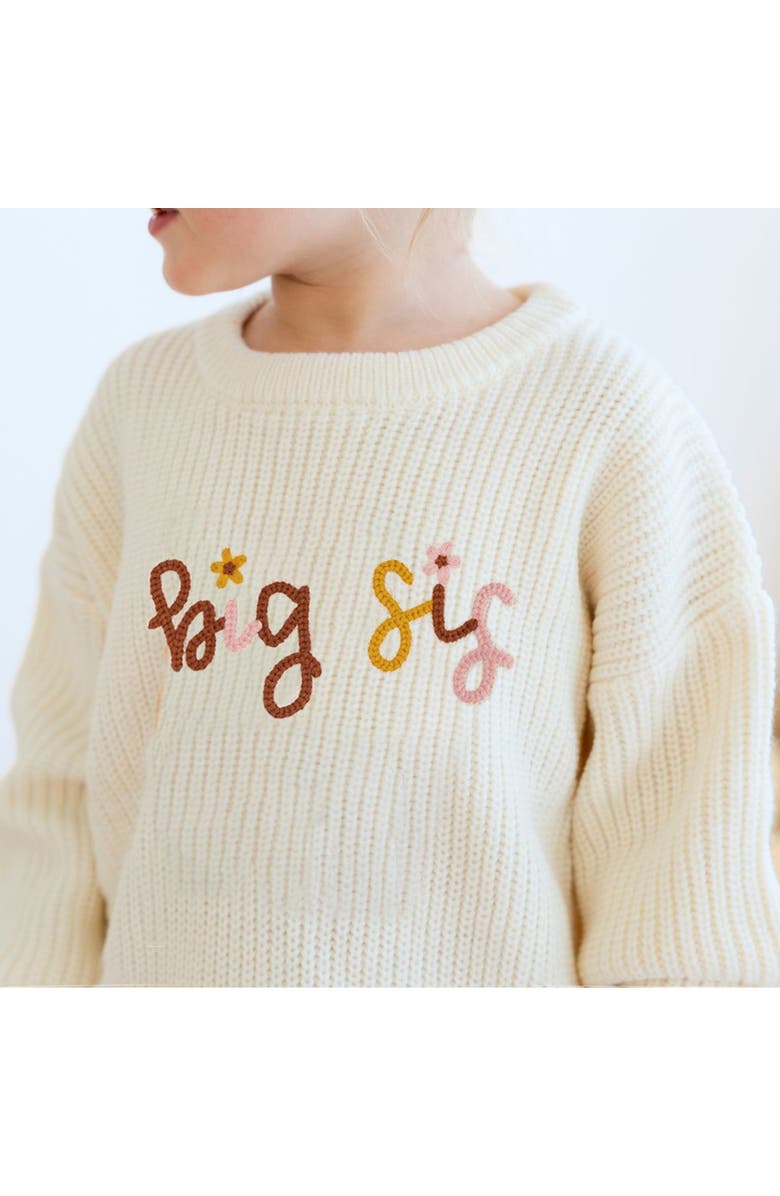 Sweet Wink Big Sis Yarn Knit Sweater, Alternate, color, 