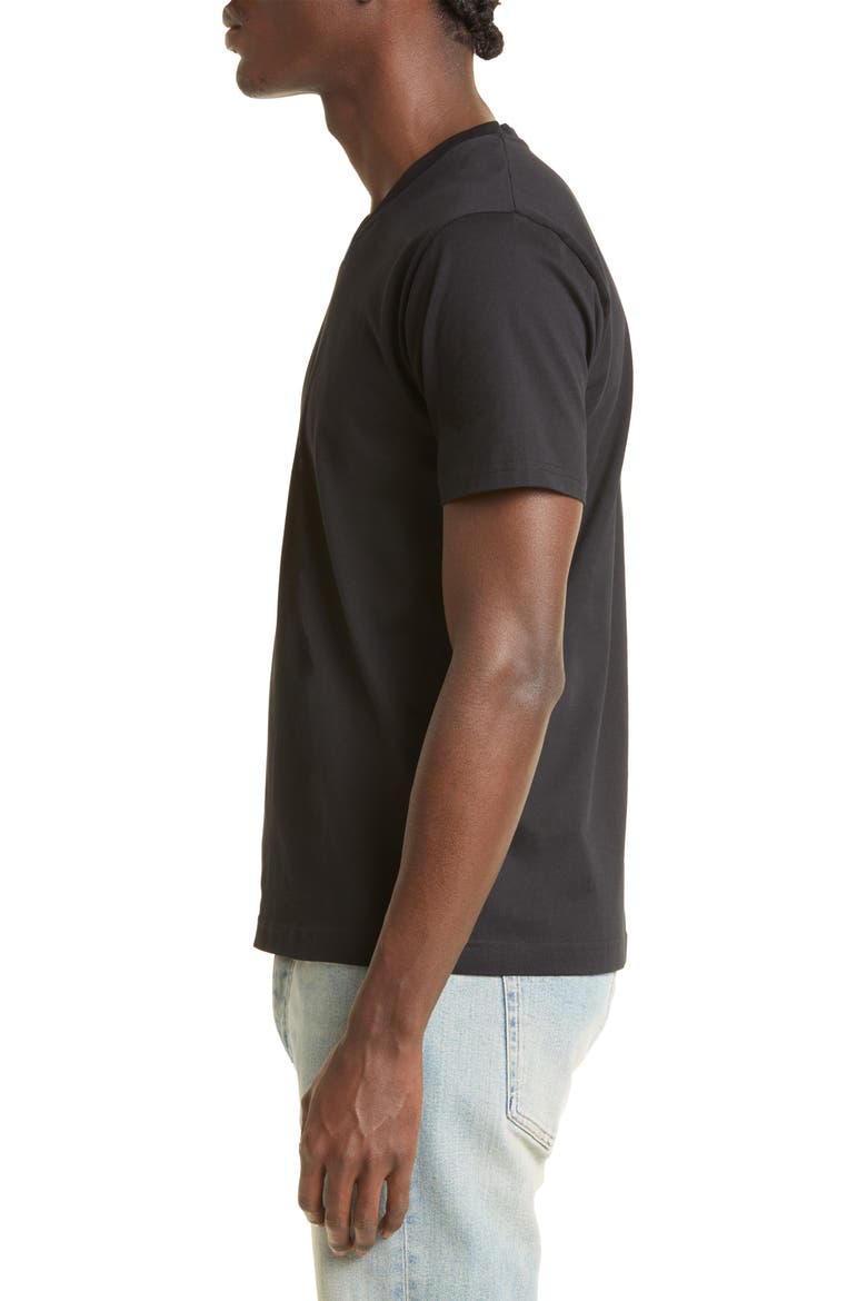V-Neck T-Shirt, Alternate, color, BLACK