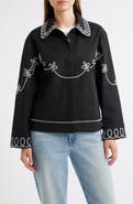 Rails Keaton Embroidered Cotton Jacket