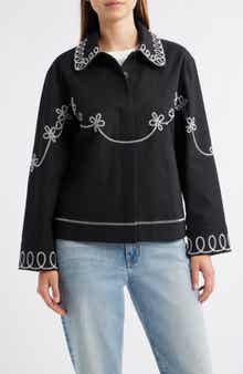 Rails Keaton Embroidered Cotton Jacket