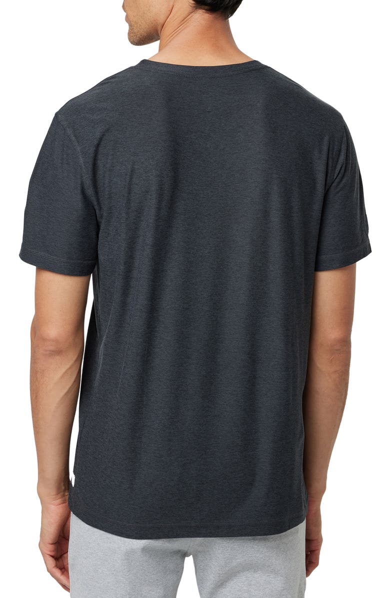 Vuori Strato Tech V-Neck T-Shirt, Alternate, color, Charcoal Heather