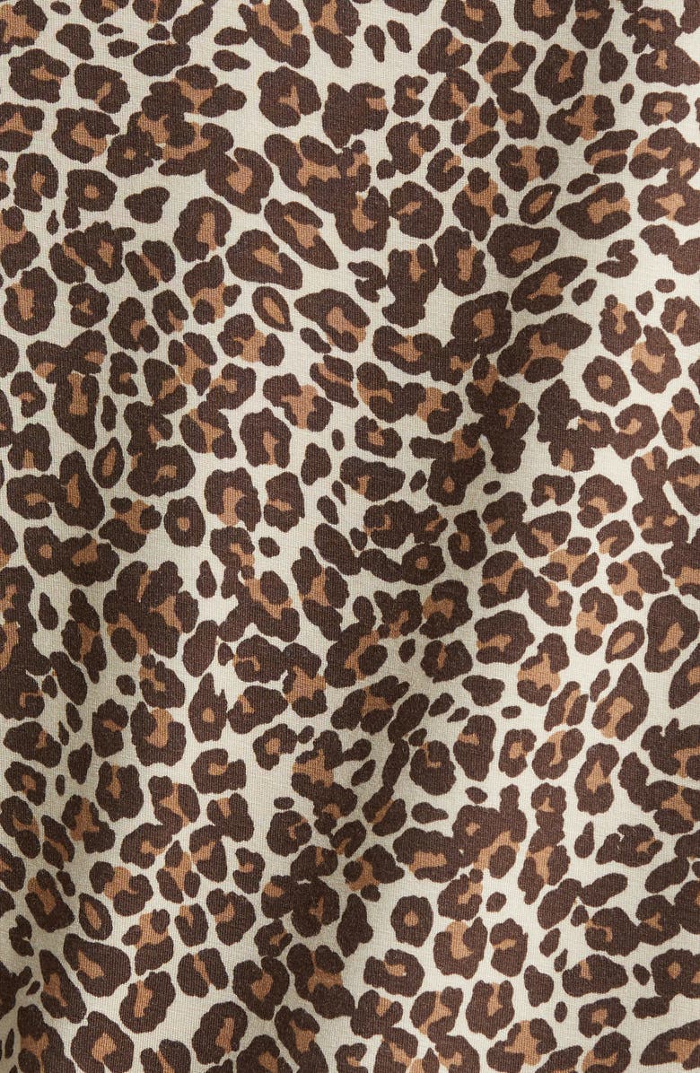 Nordstrom Moonlight Eco Short Pajamas, Alternate, color, Beige Leopard Spots