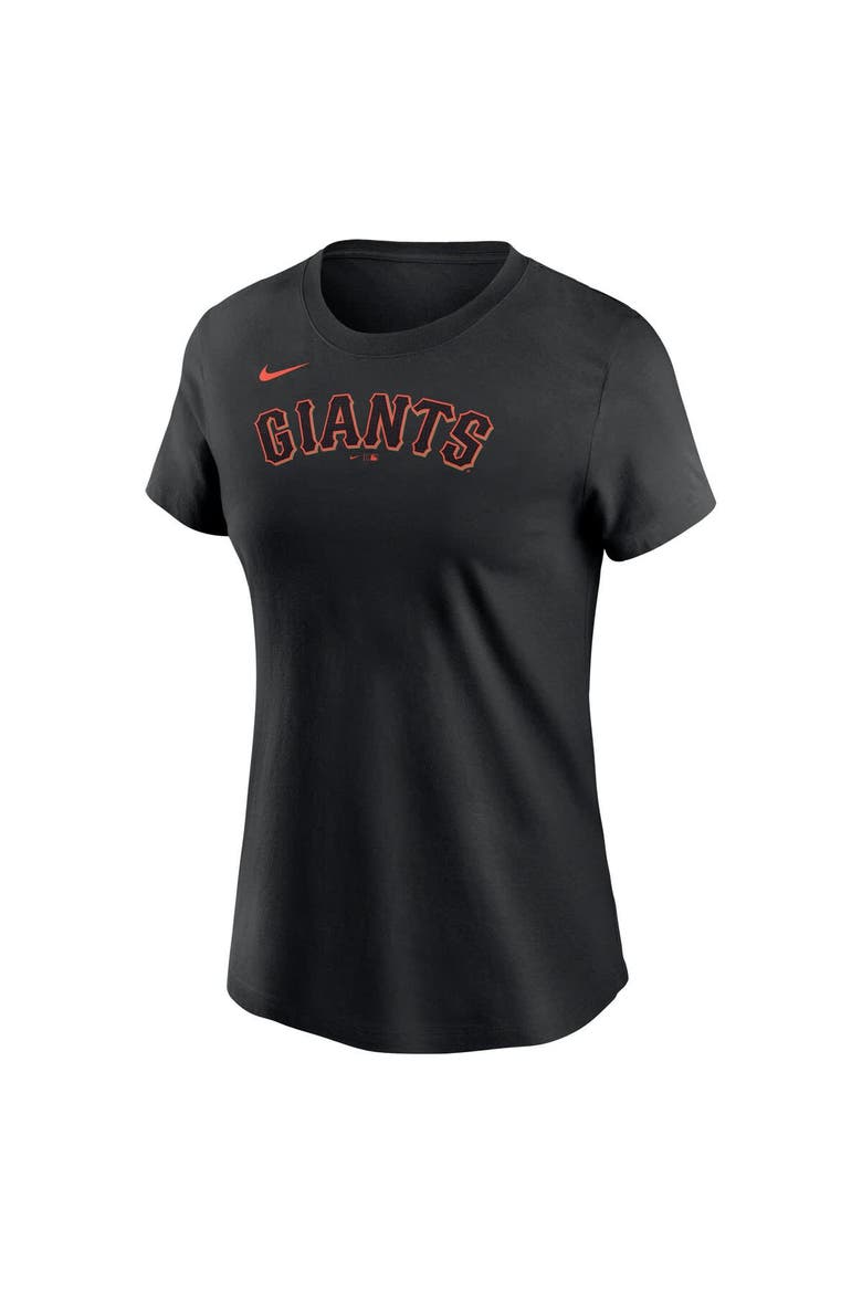 Women's Nike Rafael Devers Black San Francisco Giants  Name & Number T-Shirt, Alternate, color, Black