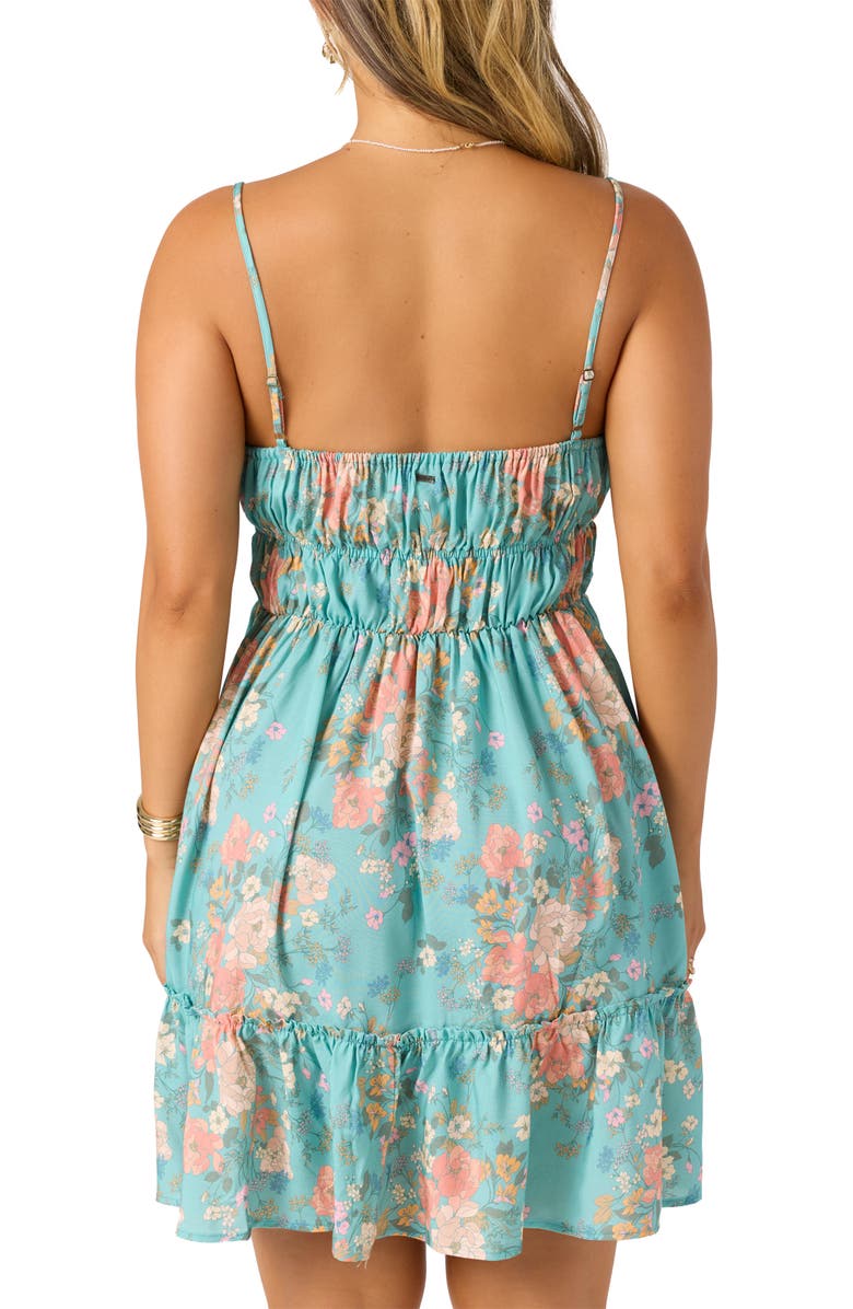 O'Neill Kaila Floral Sundress, Alternate, color, Nile Blue