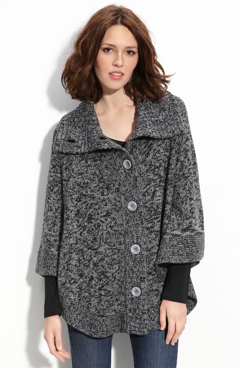 Caslon<sup>®</sup> Marled Poncho, Main, color, 