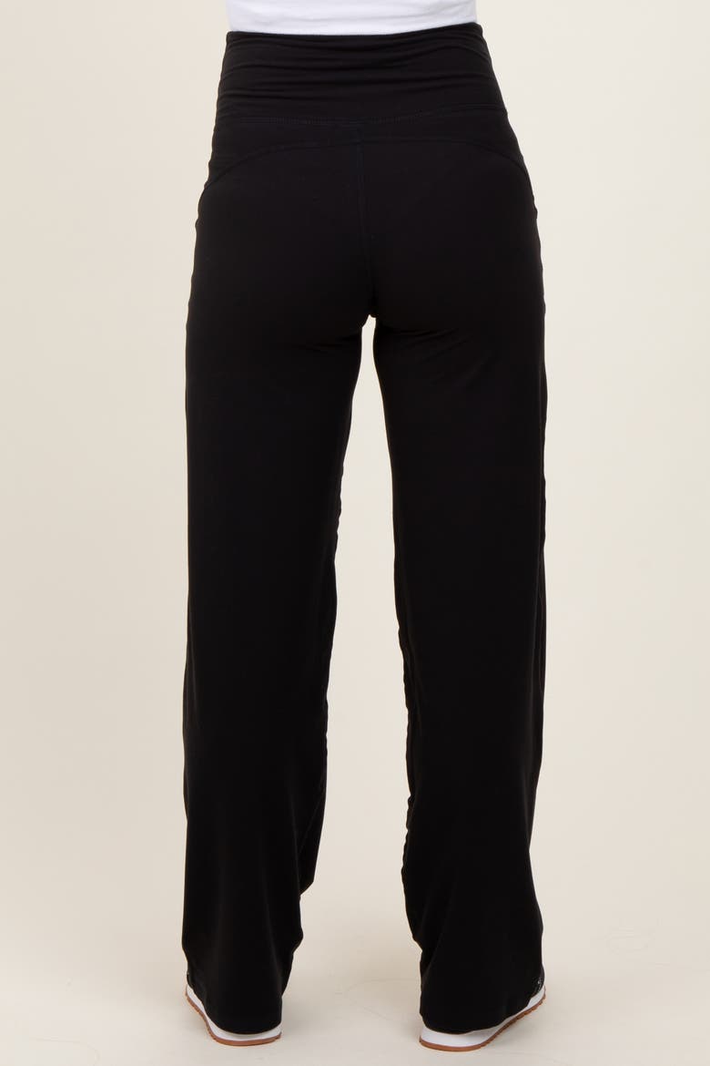 Straight Leg Yoga Pants, Alternate, color, Black