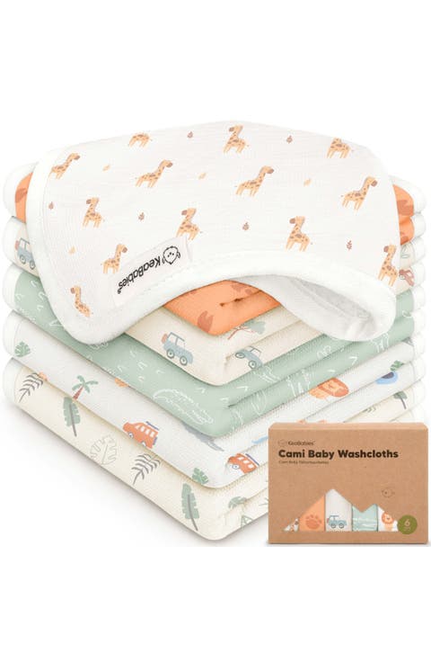 6-Pack Cami Baby Washcloths