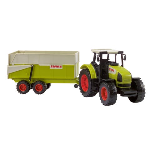 Claas Toy Tractor With Trailer