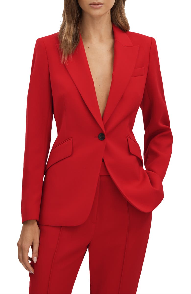 Reiss Millie Peaked Lapel Blazer, Main, color,