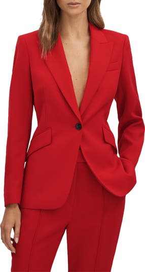 【海外限定】REISSブレザー☆Millie peak-lapel woven blazer Reiss Millie Peaked Lapel Blazer | Nordstromrack