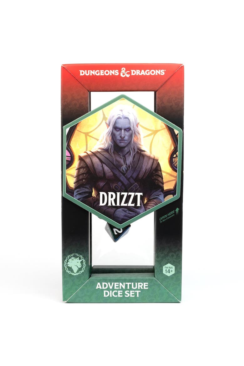 D&D Adventure Dice Legend Of Drizzt 16Pc Rpg Set, Alternate, color, Multicolored