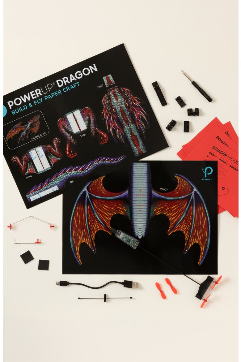 Smartphone-Controlled Dragon Airplane, Alternate, color, Multi