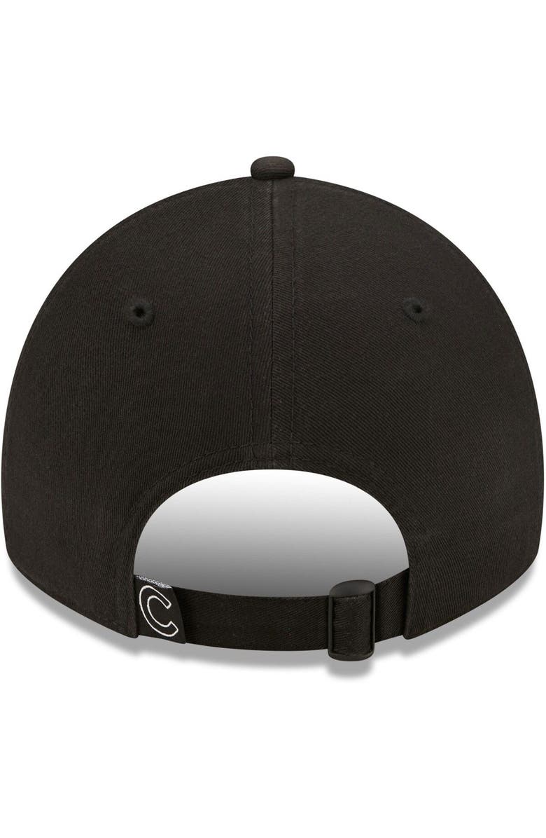 New Era Women's New Era Chicago Cubs Black on Black Core Classic II 9TWENTY Adjustable Hat, Alternate, color, 