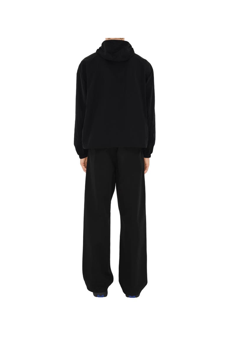 Burberry Nylon Hooded Jacket, Alternate, color, Black