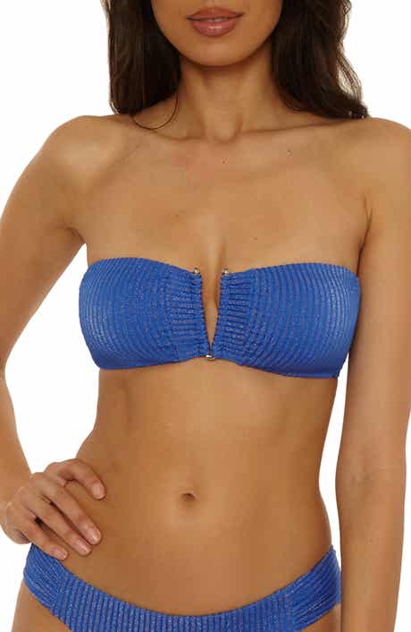 Golden Isle V-Wire Bandeau Bikini Top
