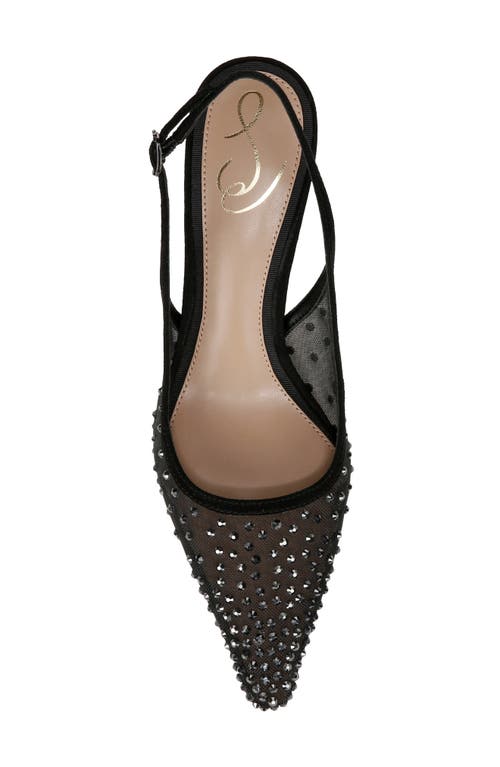 SAM EDELMAN SAM EDELMAN BIANKA SLINGBACK MESH POINTED TOE PUMP