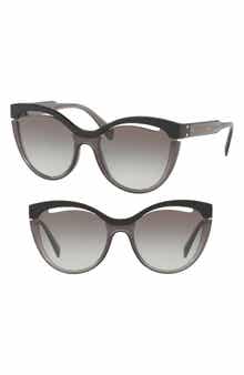 Miu Miu 55mm Cat Eye Sunglasses