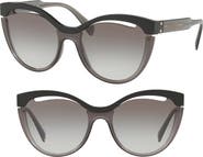 Miu Miu 55mm Cat Eye Sunglasses