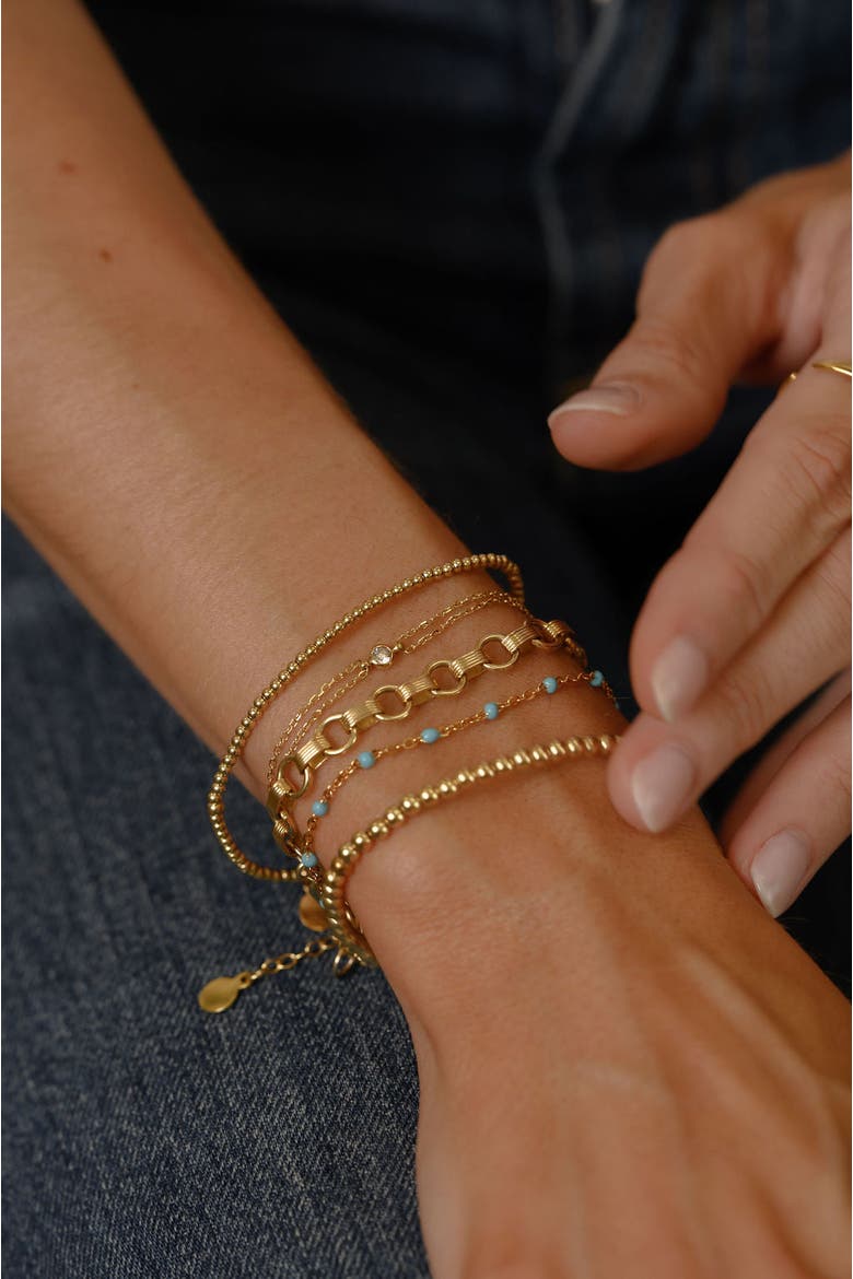 Bellagio Bracelet, Alternate, color, Gold