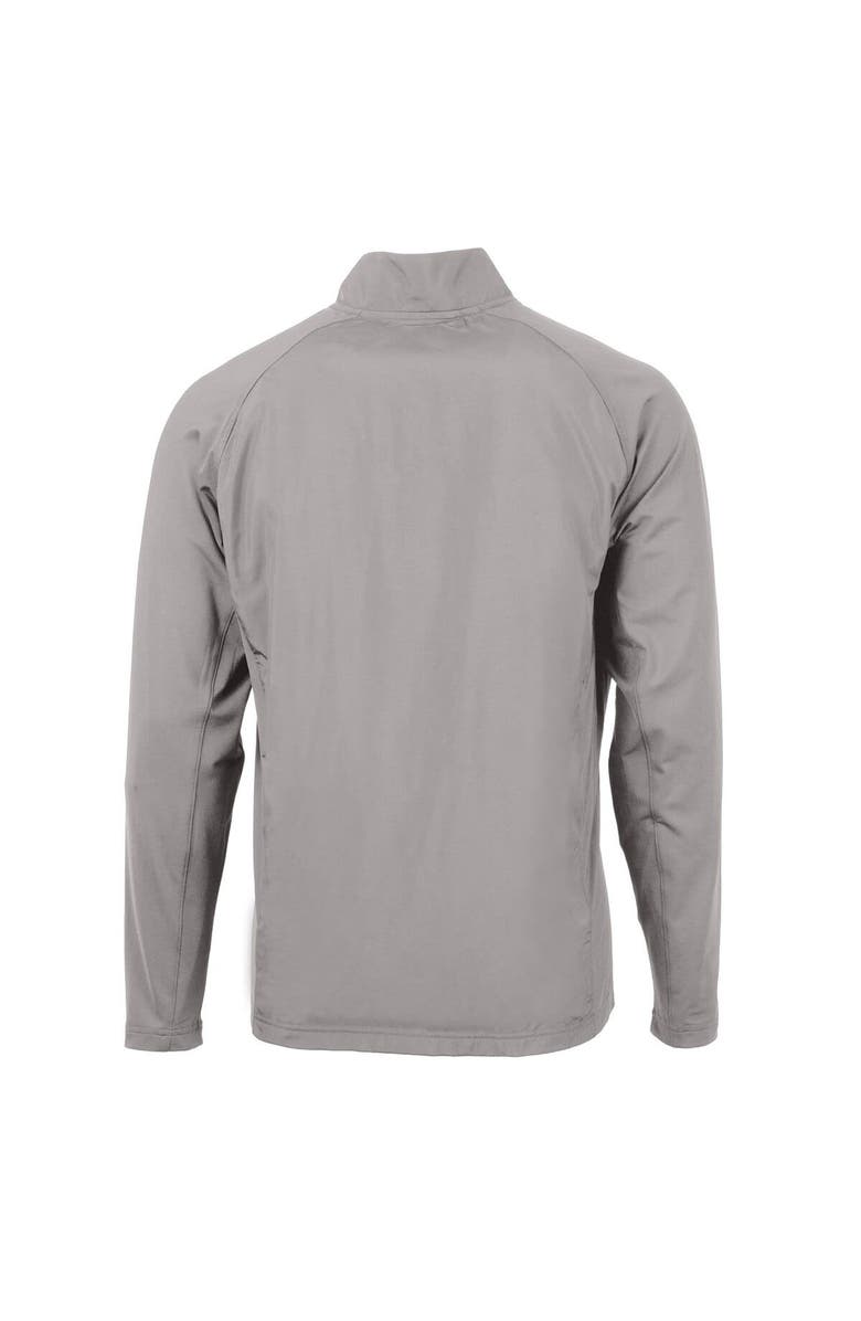 Cutter & Buck Men's Cutter & Buck Gray Detroit Lions Adapt Eco Knit Hybrid Recycled Full-Zip Throwback Jacket, Alternate, color, Gray