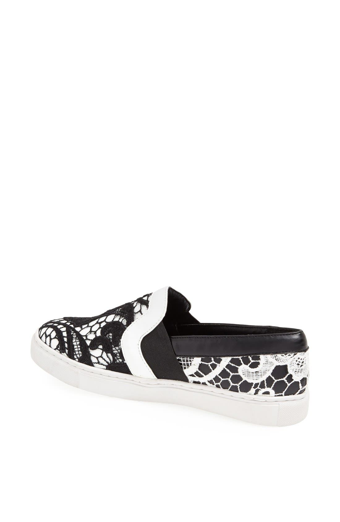 'Gulible' Sneaker, Alternate, color, BLACK/ WHITE