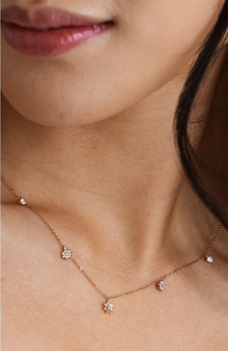 MADE BY MARY Flora Luxe Floating Necklace, Alternate, color, 