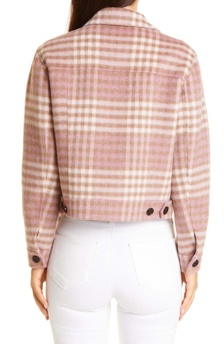 Rails Steffi Plaid Wool Blend Trucker Jacket, Alternate, color, 