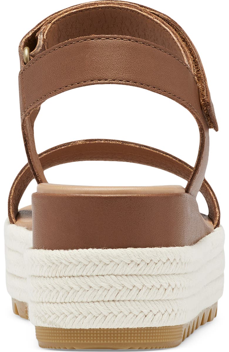 SOREL Cameron Flatform Sandal, Alternate, color, Velvet Tan/ Chalk
