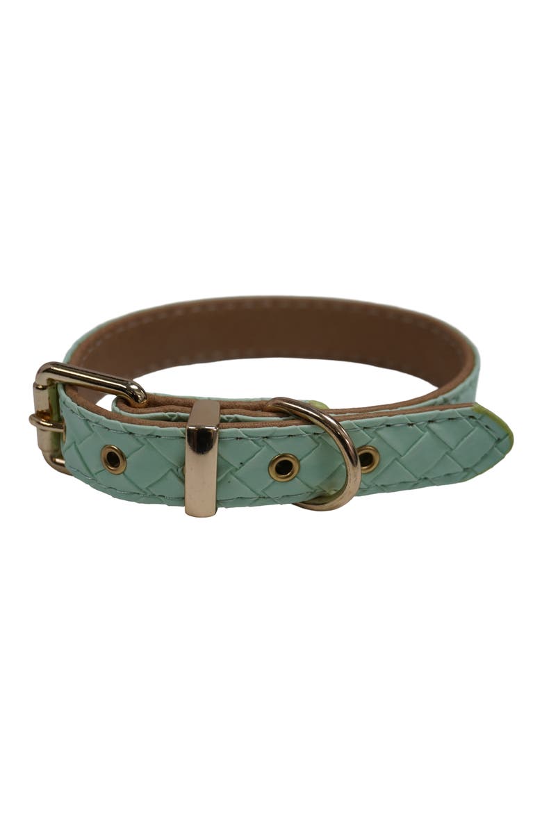 Toga Luxury Dog Collar, Main, color, GREEN