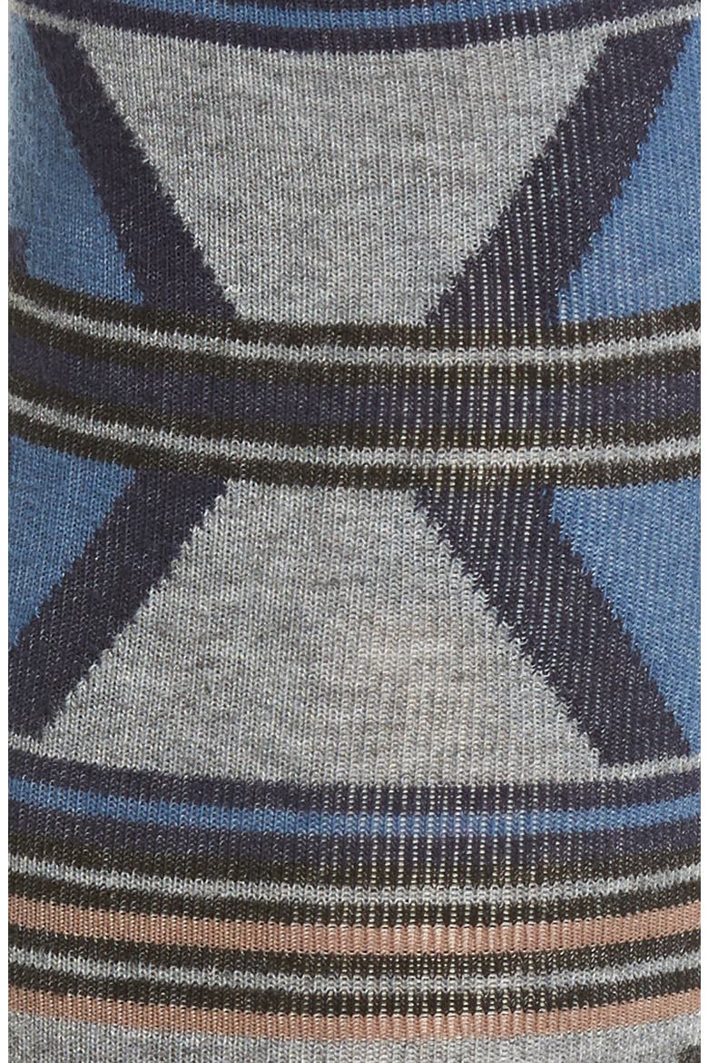 'Rio Canyon' Over The Knee Socks, Alternate, color, BLUE