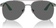 Emporio Armani 53mm Pilot Sunglasses