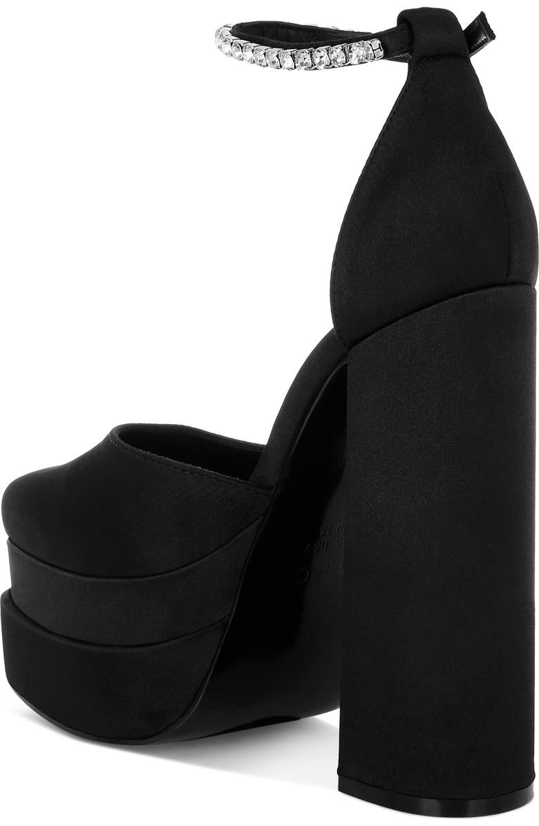 Rag & Co Martini Platform Pump, Alternate, color, Black