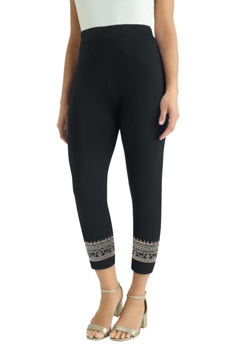 Everyday Stretch Cotton Capri Legging (Plus)