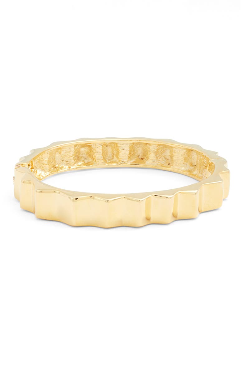 Spike Hinge Bangle, Main, color, GOLD