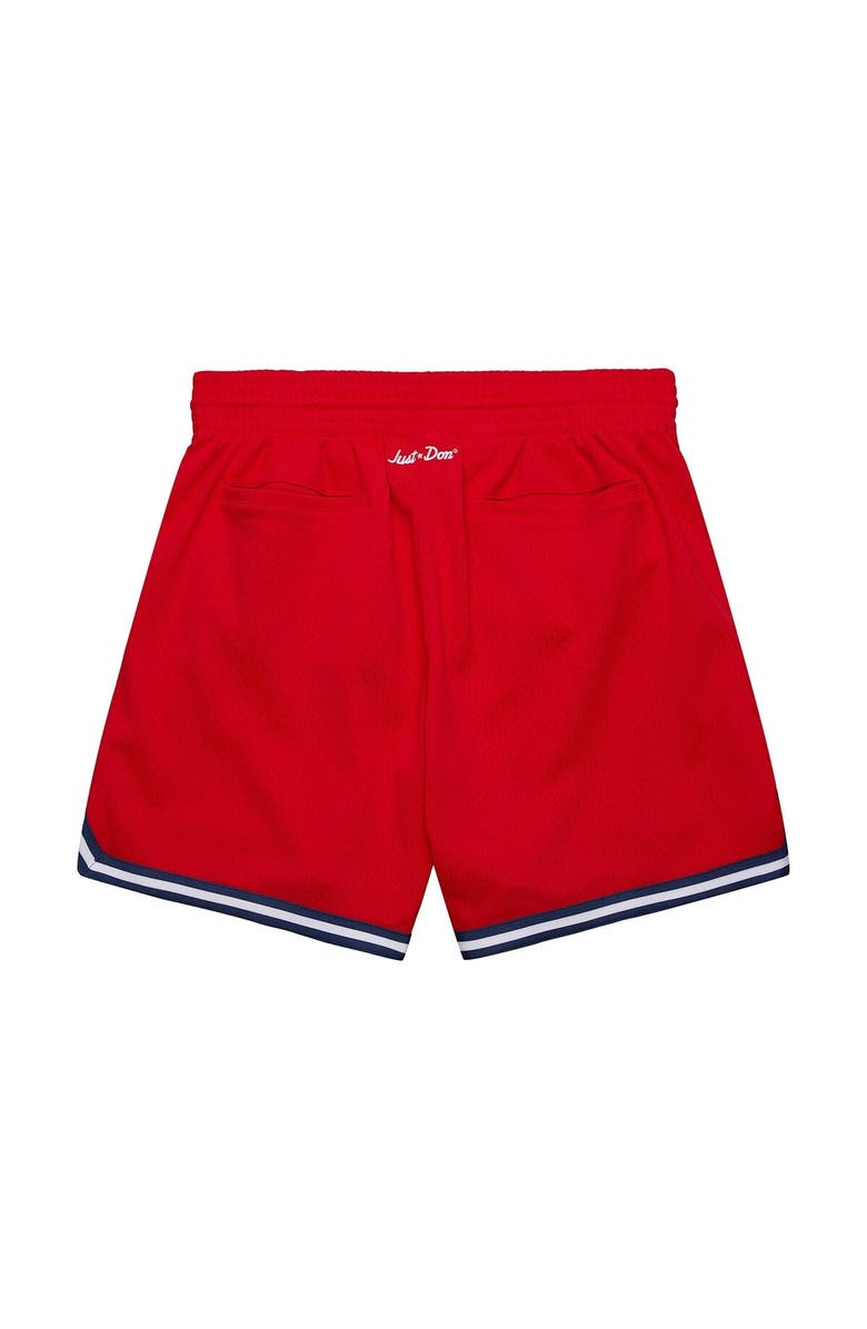 Mitchell & Ness Men's Mitchell & Ness Red USA Basketball Practice Shorts, Alternate, color, 