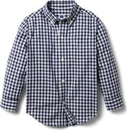 Janie and Jack Gingham Poplin Shirt