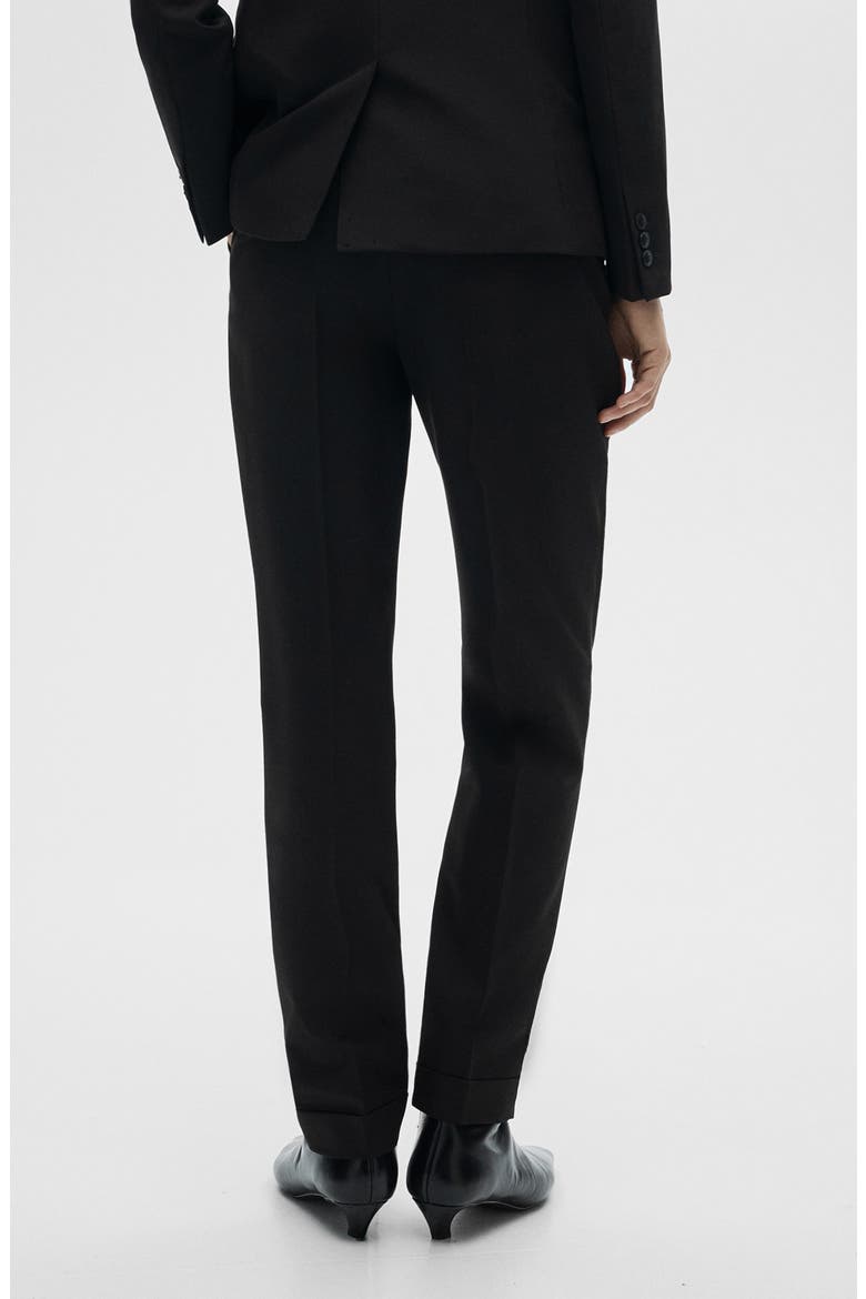 Straight Leg Suit Pants, Alternate, color, BLACK