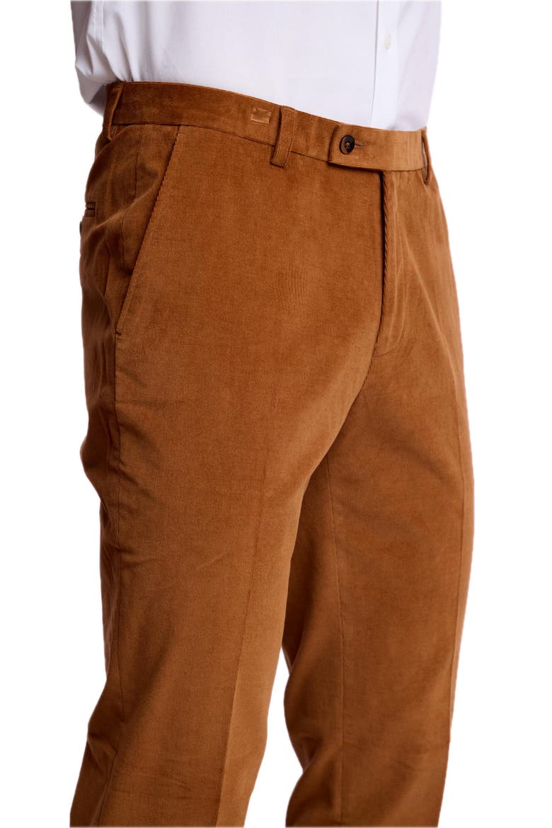 Downing Slim Fit Stretch Pants, Alternate, color, CARAMEL COFFEE