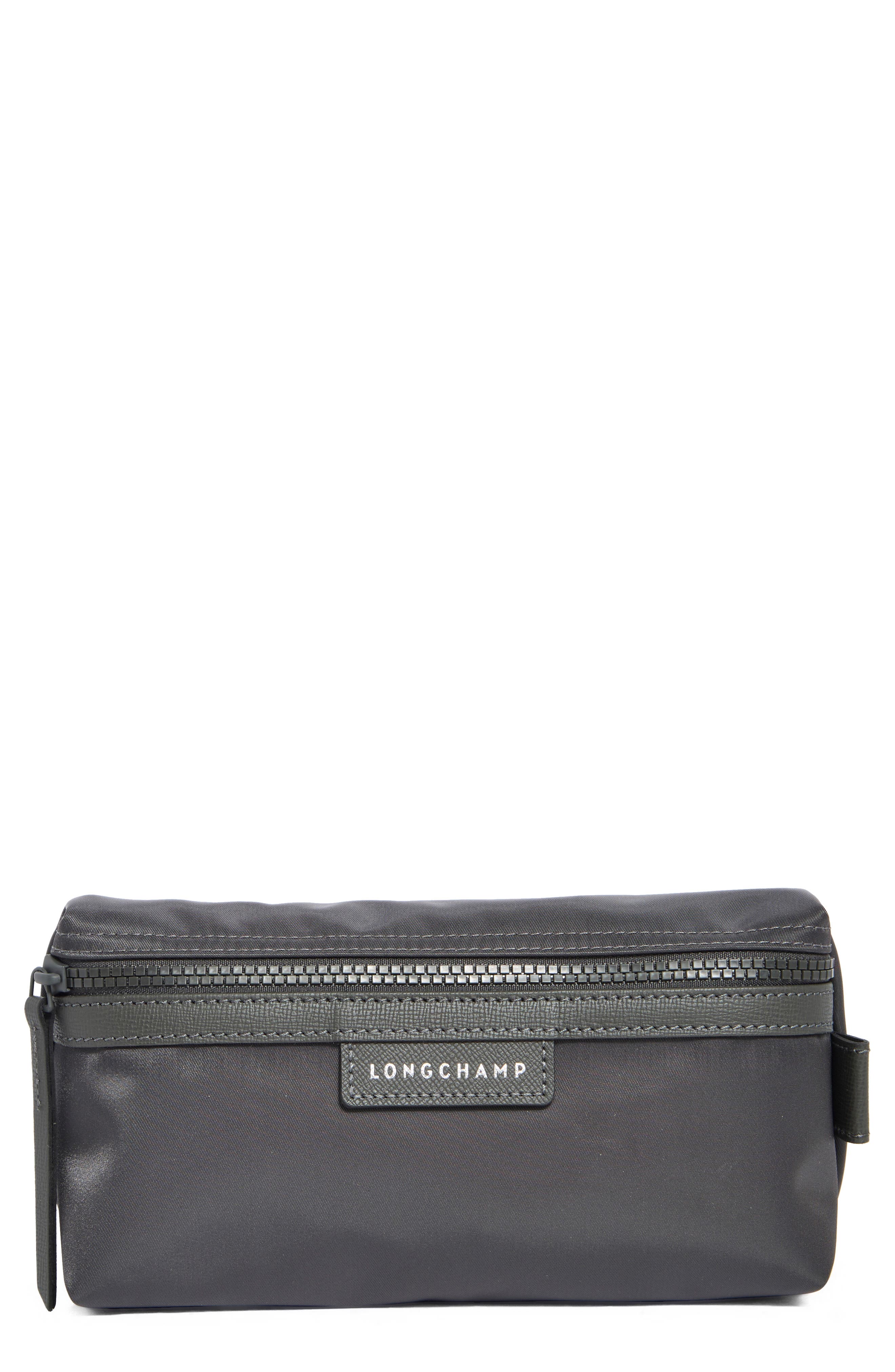 Longchamp Le Pliage Neo Cosmetic Bag, Main, color, Grey
